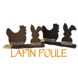 Lapin et Poule Noir